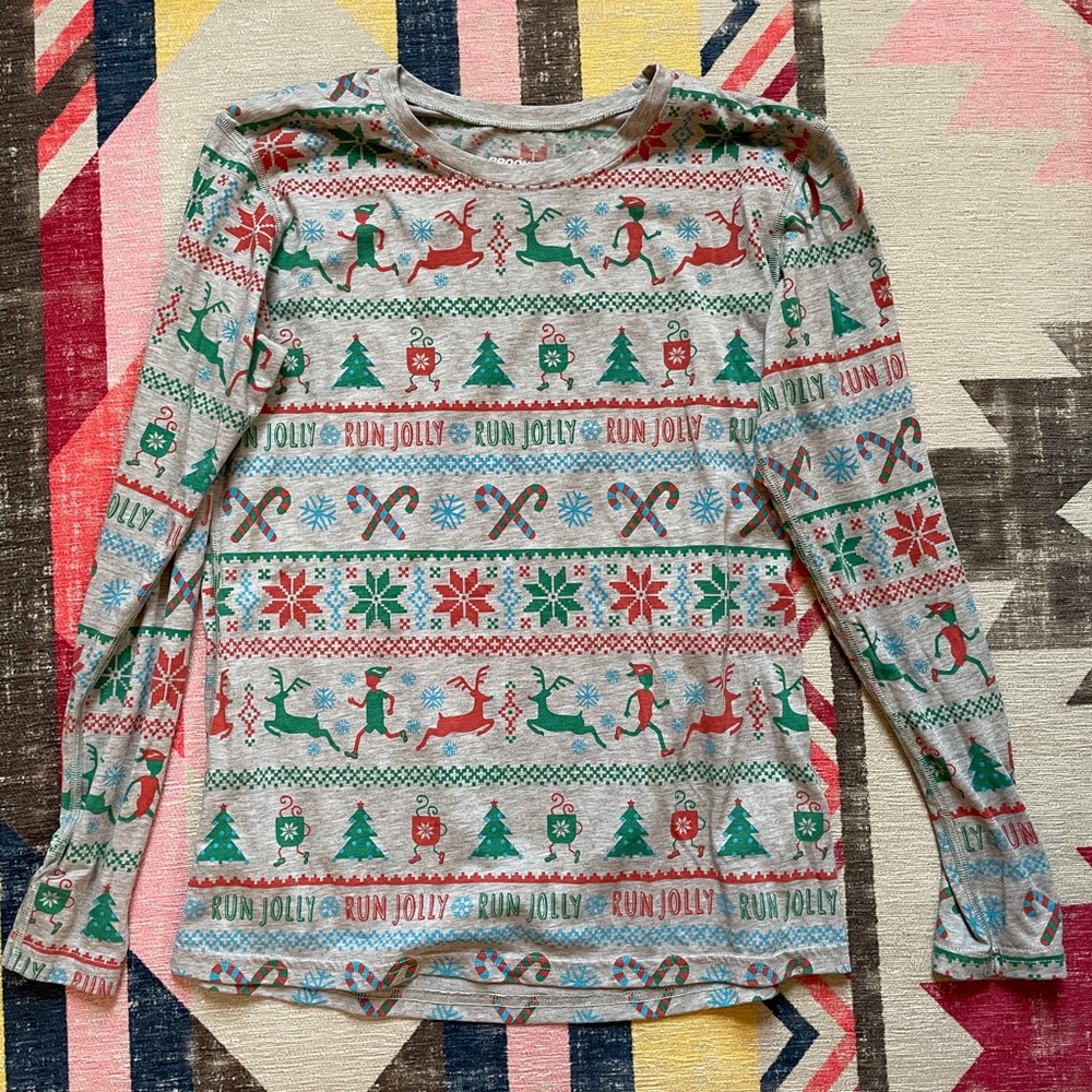 Brooks Run Jolly holiday shirt
